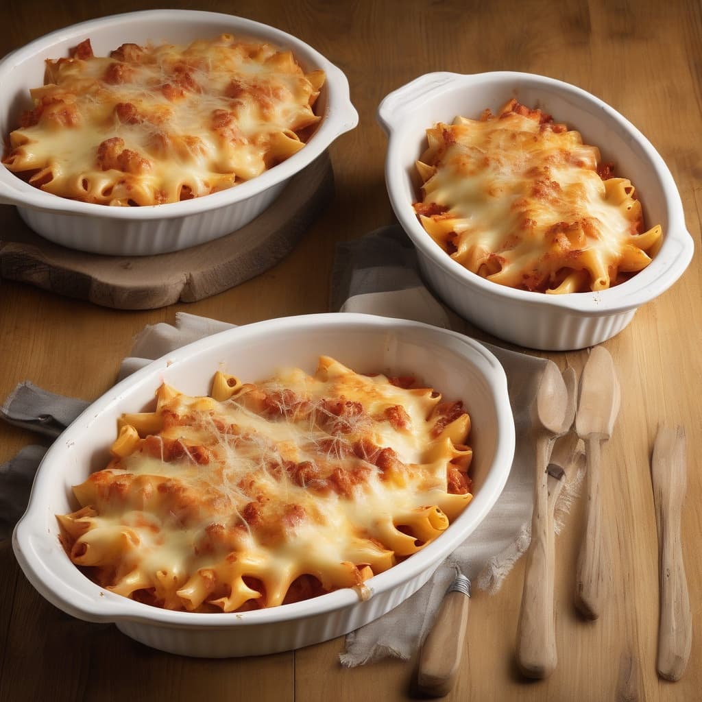 2 Baked Pastas with Cheese - Canadian 2 For 1 Pizza - Mackenzie